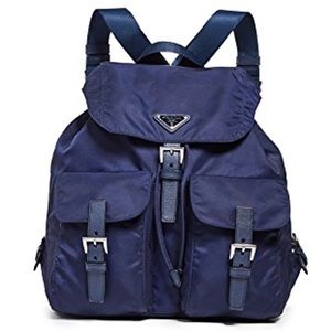 💯 AUTH Prada Nylon Small Backpack - NAVY. EXCELLENT condition, never used by me